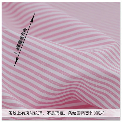 160cm*50cm Pure cotton twill fabric cotton cloth cotton floral 1.6 meters wide pastoral plaid DIY pink fabric