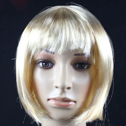 Bob Wig Pretty Women Short Bob Wigs Natural Fashion Halloween Cosplay Anime Wigs Cute Colored Synthetic Daily Party Xmas Wig