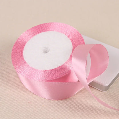 6/10/15/20/25/40/50mm Satin Ribbons DIY Artificial Crafts Wedding Party Supplies Handicraft Sewing Accessories Material 22met