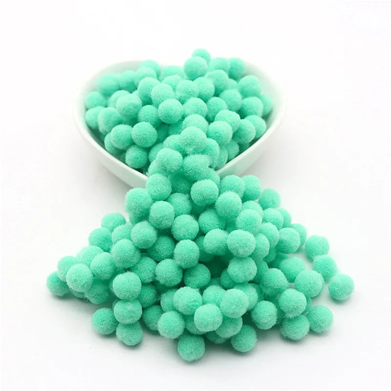 15g Fluffy Soft Pompom 8 Mm 10 Mm 15 Mm 20 Mm 25 Mm 30 Mm Plush Pompom DIY Home Decoration Crafts Toys - 09 / 8mm 15g