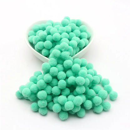 15g Fluffy Soft Pompom 8 Mm 10 Mm 15 Mm 20 Mm 25 Mm 30 Mm Plush Pompom DIY Home Decoration Crafts Toys - 09 / 8mm 15g