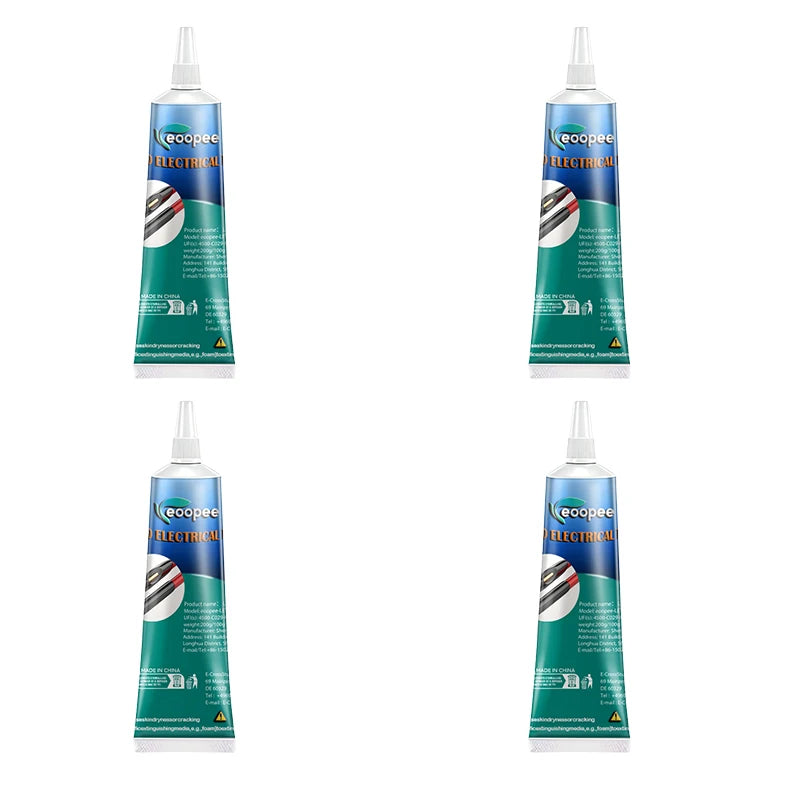 Liquid Waterproof Electrical Tape Epoxy Resin Black Glue Quick Drying Sealant For Wires And Cables Home Use Fix Line Glue - 1