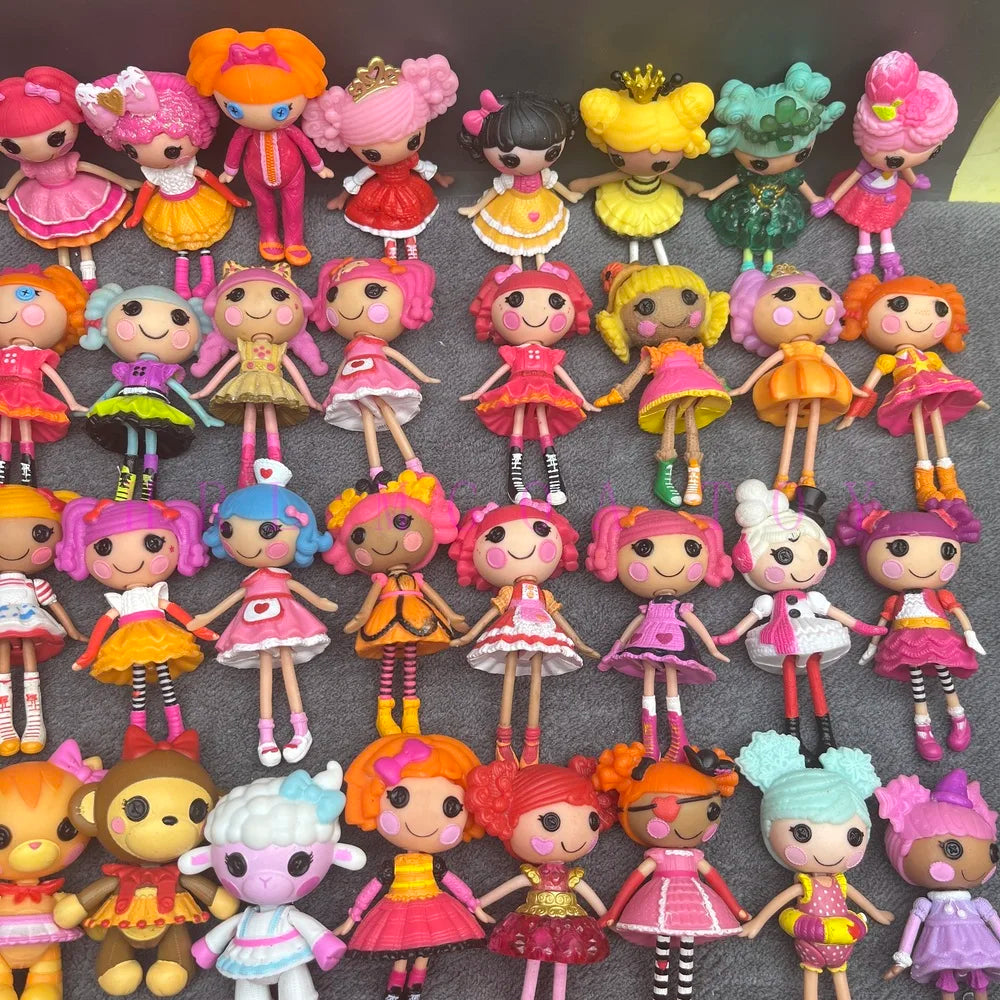 Original 8-10cm Lalaloopsy Little Sister Multi-style Dolls PVC Girls' Holiday Gift Collection Toys