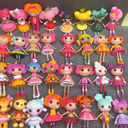 Original 8-10cm Lalaloopsy Little Sister Multi-style Dolls PVC Girls' Holiday Gift Collection Toys