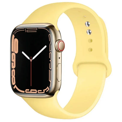 Silicone Band For Apple Watch straps 49mm 40mm 44 mm 45mm 46mm 42mm 41mm 38mm sports bracelet iWatch series 10 9 8 3 SE ultra