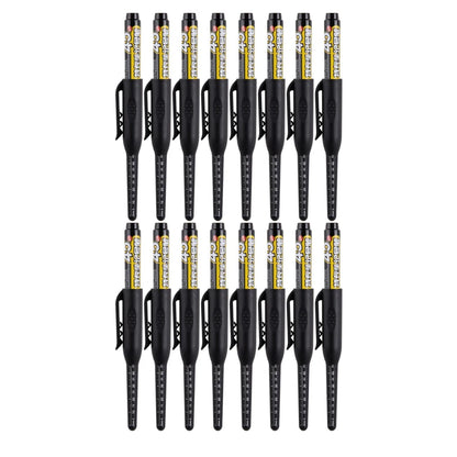 4-40Pcs White/Black/Blue/Red 45mm Deep Hole Marker Pens Long Nib Head Carpenter Pen Waterproof for Measuring Woodworking Offi