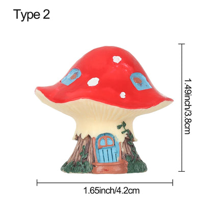 3pcs Table Chairs Miniature Set Mini Fairy Garden Furniture Ornaments Kit for Dollhouse Accessories Home Micro Landscape - 2