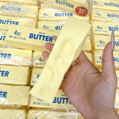 Butter Stick Squishy Toy Slow Rising Squeeze Toy Butter Bar Brick Squishy Fidget Toy Anti Stress Release Hand Relax Gift Toy