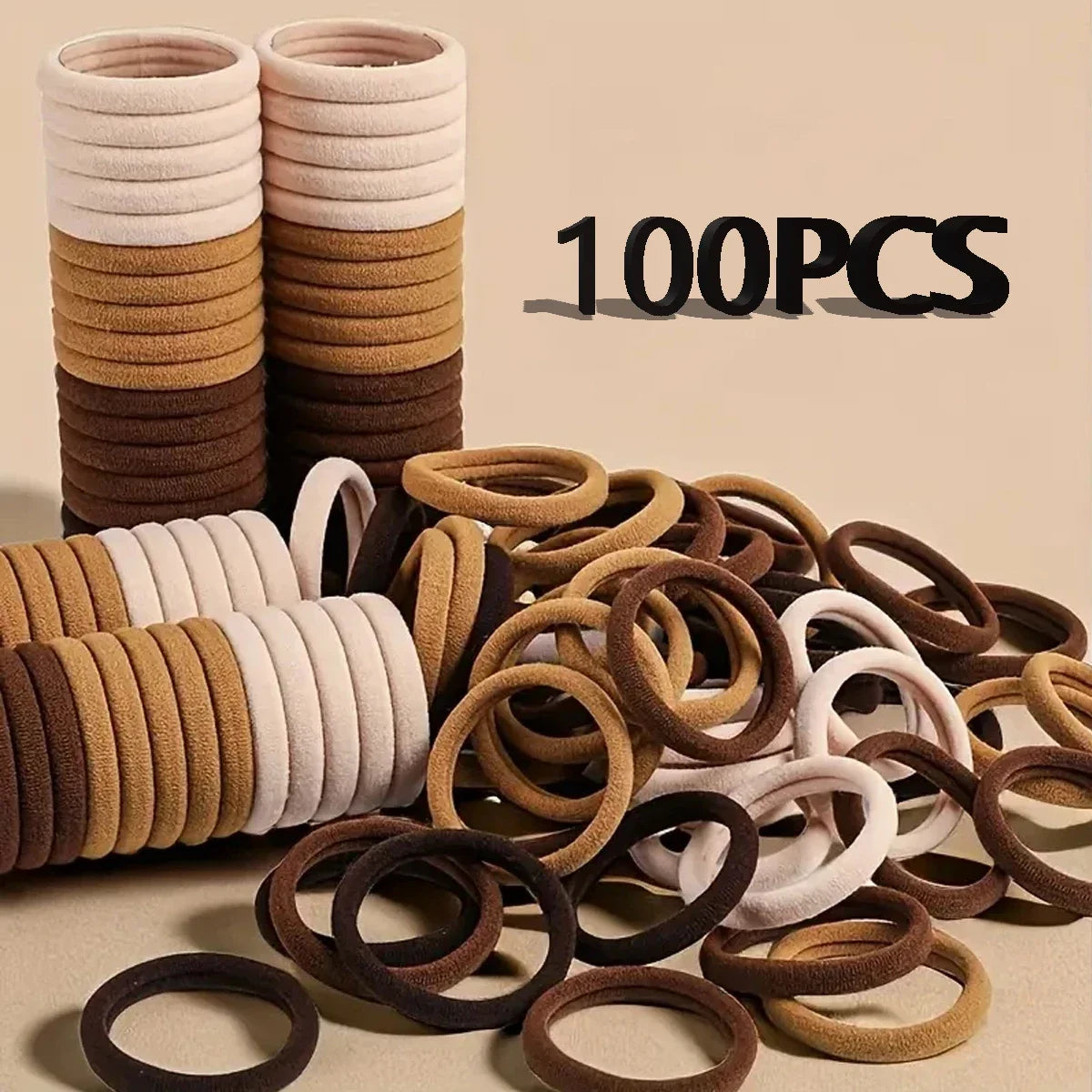 30-200pcs Hair Accessories for Women girl Basic Hair Bands Headband Hair Ropes Ties Ponytail Holder Simple and Fashionable Ny