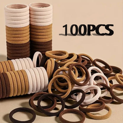 30-200pcs Hair Accessories for Women girl Basic Hair Bands Headband Hair Ropes Ties Ponytail Holder Simple and Fashionable Ny