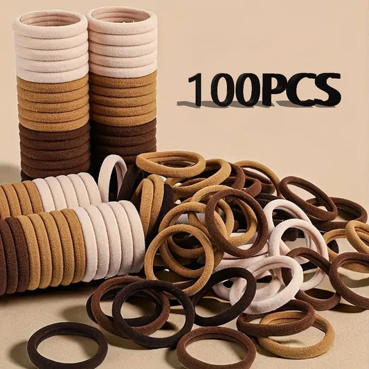 30-200pcs Hair Accessories for Women girl Basic Hair Bands Headband Hair Ropes Ties Ponytail Holder Simple and Fashionable Ny