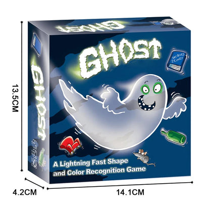 Ghost Board Game Fun Family Blitz Card Game for Adults Kids 1-4 Players Set Entertainment Party Holiday Gifts