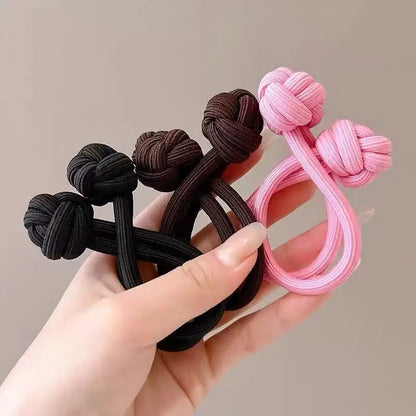 Simplicity Stretch Rubber Hair Ties for Women High Elasticity Fashion Girl Head Rope Scrunchie Hair Accessories - 15 3pcs