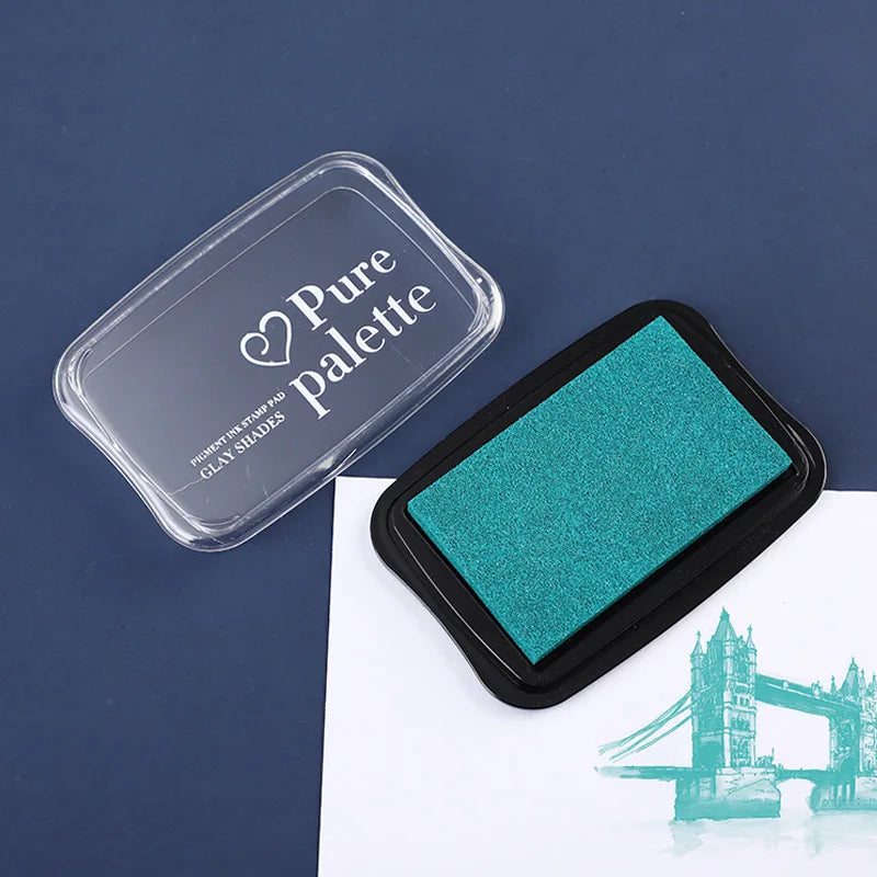 12 Colors Large Size Vintage Inkpad for Stamp DIY Crafts Scrapbooking Ink Pads Rubber Wooden Stamps Paper Inkpads Paper Decor