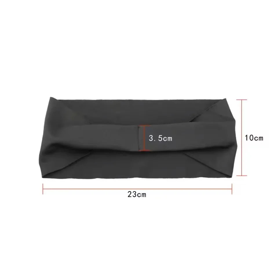 Elastic Sports Headbands Sweat Absorption Headdress Quick Dry Workout Headband Anti-slip Breathable Sweatbands for Yoga Runni