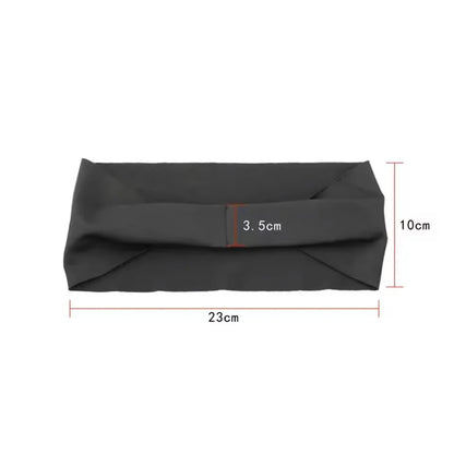 Elastic Sports Headbands Sweat Absorption Headdress Quick Dry Workout Headband Anti-slip Breathable Sweatbands for Yoga Runni