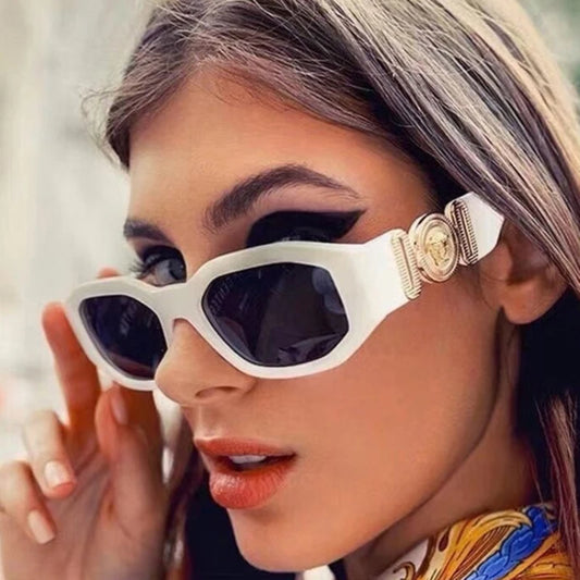Vintage Square Luxury Small Frame Sunglasses Men Women Rectangle Brand Design Fashion Square Sun Glasses Shades Vintage Glass