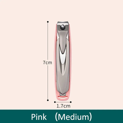 Colorful Nail Clippers Anti-Splash Nail Cutter Detachable Design Fingernail Clippers Stainless Steel Manicure Nail Tool - Pin