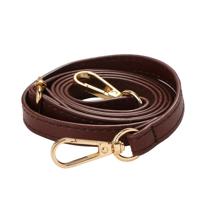 125CM Long PU Leather Bag Strap Accessories for handbags 1.2CM Wide Shoulder Bag Strap For crossbody Replacement Strap For Ba