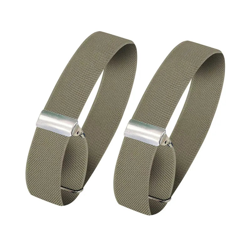 Non-slip Metal Armband Stretch Garter Shirt Sleeve Holder Unisex Sleeve Holders Armbands Elastic Armband Accessories (not pai