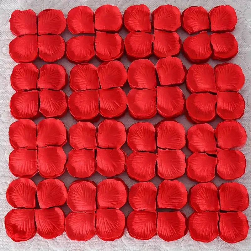 Multicolor Artificial Fake Rose Red Roses Silk Fake Flowers Petals for Valentine's Day Wedding Party Favors Romantic Decorati