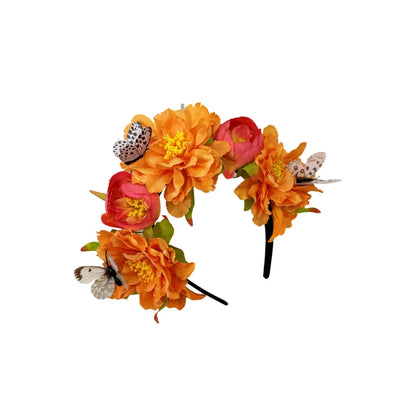1PC Bridal Portraits, Hair Bands, Faux Flowers, Butterflies, Headpieces, Party, Tiaras, Halloween, Dress Up, Holiday, Gifts -