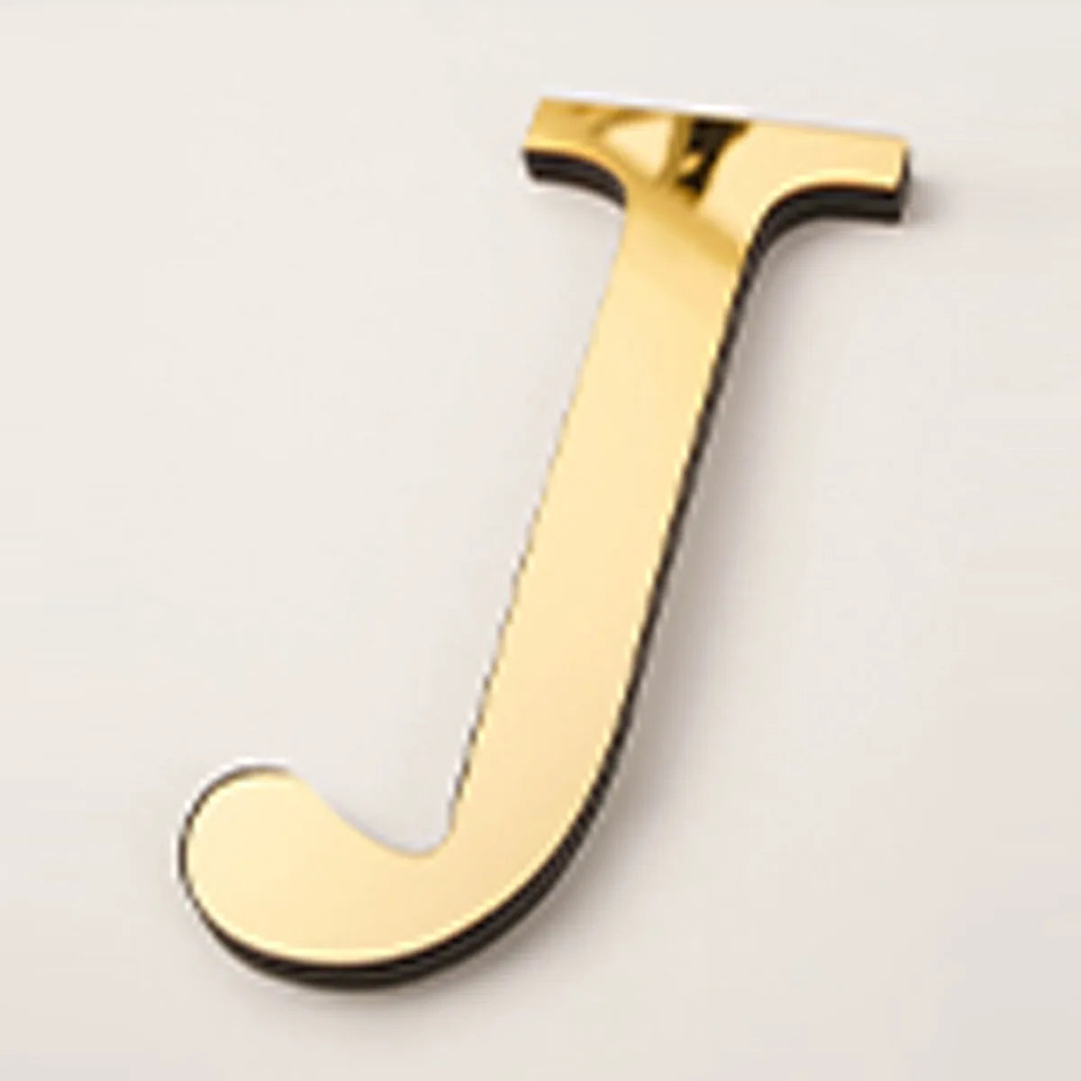 20cm Gold Acrylic Mirror English Letters Wall Stickers Birthday Decoration Festival Party Wedding Decor Self-adhesive Art Mur