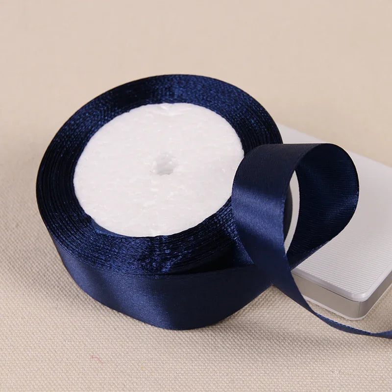 6/10/15/20/25/40/50mm Satin Ribbons DIY Artificial Crafts Wedding Party Supplies Handicraft Sewing Accessories Material 22met