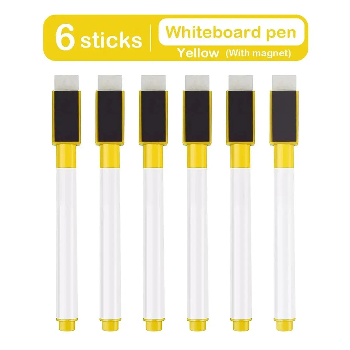 8pcs Magnetic Erasable Whiteboard Pen Color Options Blackboard Note Numbering Stationery For Office Classroom Teaching Suppli