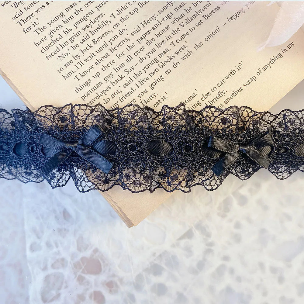 2Meters Bow Decorative Lace Trim Ribbons For Crafts Party Dress Sewing Diy Supplies Handmade Fabric Gift Wrapping Trimming Bl