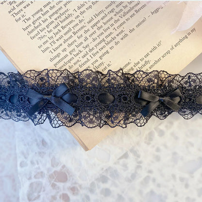 2Meters Bow Decorative Lace Trim Ribbons For Crafts Party Dress Sewing Diy Supplies Handmade Fabric Gift Wrapping Trimming Bl