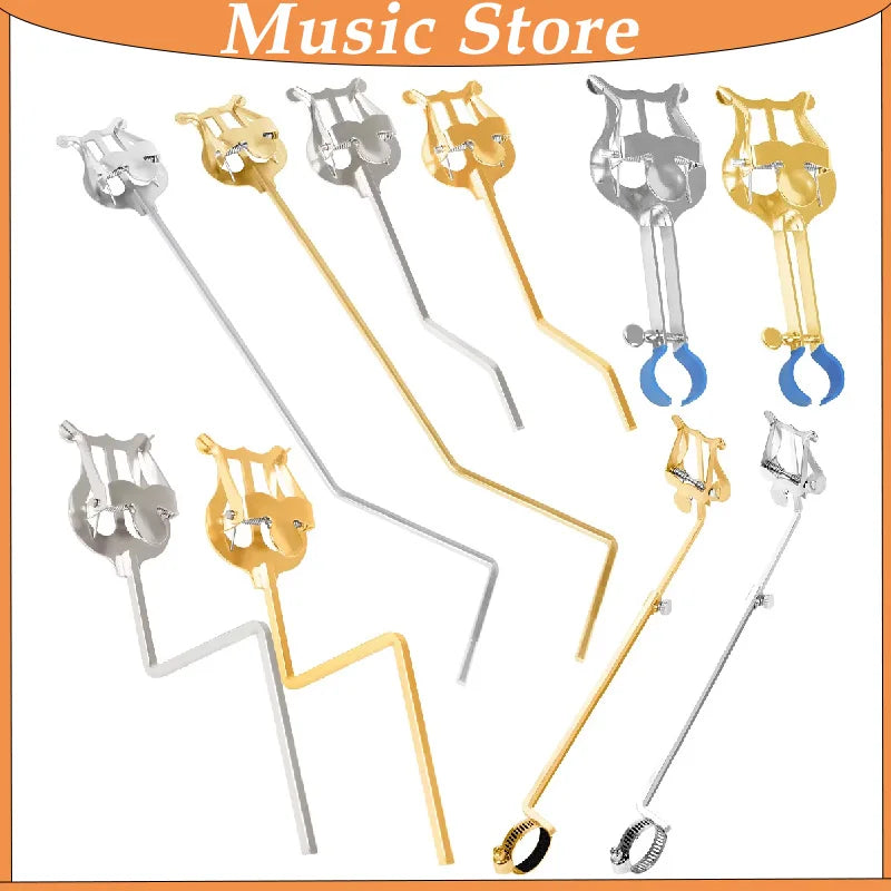 Music Stand Clarinet /Trumpet /Flute /Alto Saxophone Portable Marching Sheet Music Stands Musical Instruments Accessories