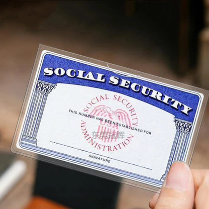 8/10/20PCS PVC Card Protective Cover, Card Holders Sleeves, Suitable For Social Security, Medical Insurance, and Credit Cards