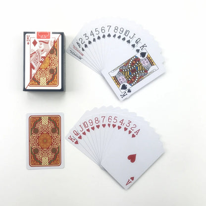 Playing Cards Plastic Baccarat Texas Hold'em Poker 58mm(2.28inch)*88mm(3.46inch) PVC Pokers Board Game Waterproof Wearable Ca