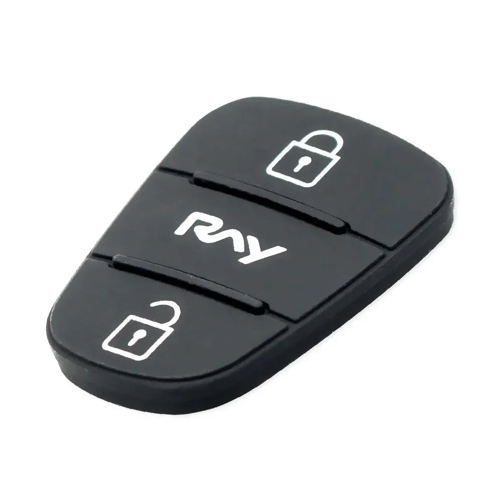 KEYYOU 3 Buttons Rubber Pad For Hyundai l10 l20 l30 Picanto Solaris RIO Sportage Elantra Kia Verna Picanto K2 K5 Cerato