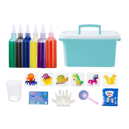 Creative Water Fairy Water Gel Kit Handmade DIY Toys Fairy Water Elf 3D Animal Mold Birthday Gifts Kids Colorful Educational 