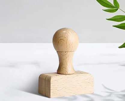 Custom Wooden Stamp Seal Personalized Logo Wedding Party Packaging Stamp Company Address&Name Self Inking Rubber Stamp Artwor