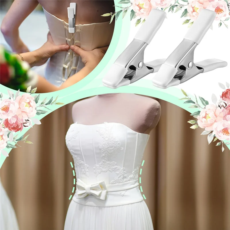 Heavy Duty Fixed Clamp 4 Pack Dress Clips Clothing Clamps For Fitting Bridal Seamstress Mannequin Wedding Photographer