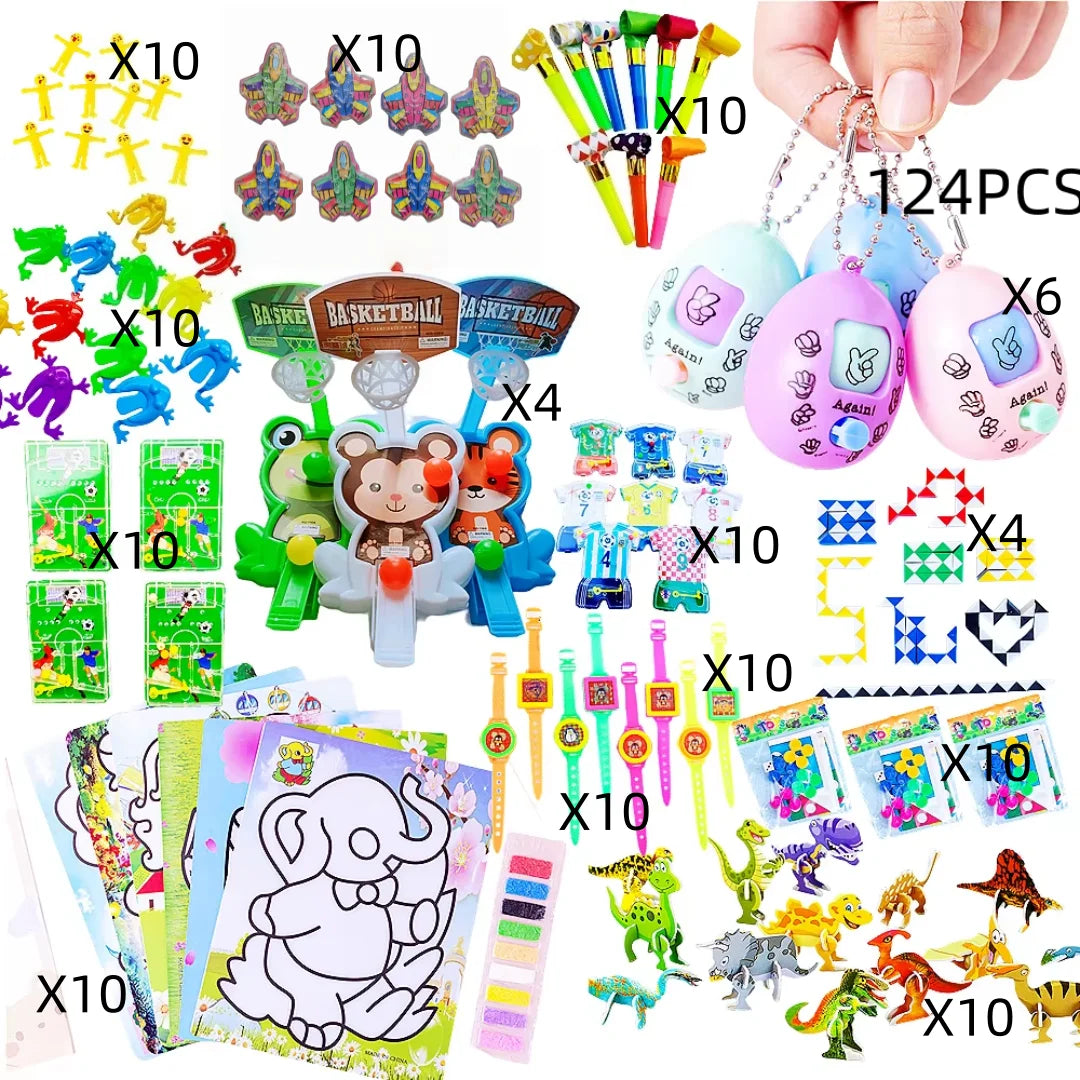 24-150 Pcs Fun Party Favor Set Toys for Kids Birthday Party Wedding Guest Gifts Kindergarten Prizes Christmas Carnival Gift P
