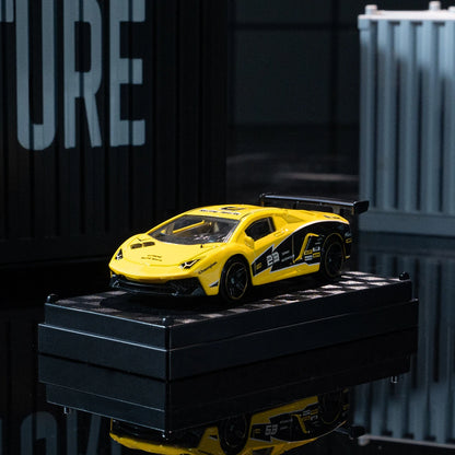 Aventador SVJ Die-cast Model, Alloy Car Toys Collectibles, 1/64 Scale Racing Ornament, Home Decoration, Gifts for Ages 3+