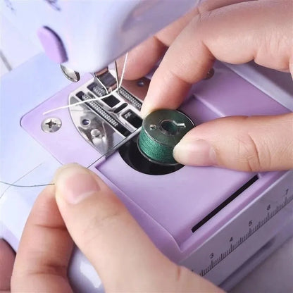1pc Sewing Machine Bobbins Box, Empty Bobbin Storage Organizer, 25 Slots Transparent Plastic Storage Box For Home Sewing Acce
