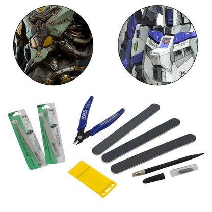 DIY Model Making Basic Tools for Craft Model Car Hobby Building Repairing Assembly Tool Handmade Scissors Tweezers Building K