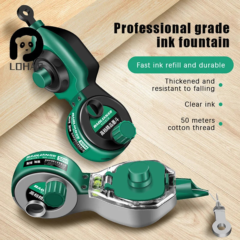 1PC Durable Scribes Ink Draw Line Marker Ink Marker Construction Ink Fountain Hand-Operated Carpenter Tools
