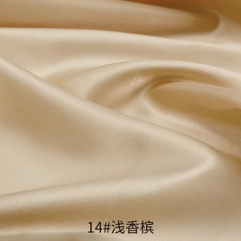 0.5m/1m/2m Satin Fabric Lining Soft and Shiny Silk-Like Material,for Clothing and Lining, Garments, DIY Craft, and Gift Wrapp