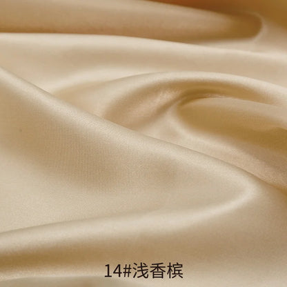 0.5m/1m/2m Satin Fabric Lining Soft and Shiny Silk-Like Material,for Clothing and Lining, Garments, DIY Craft, and Gift Wrapp