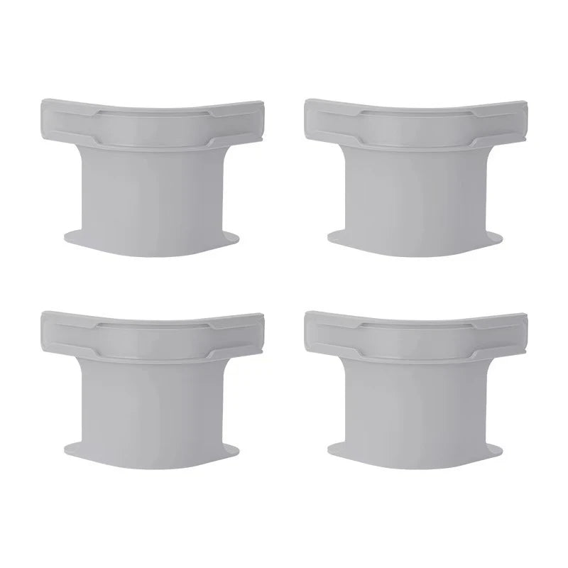 8/4Pcs Heavy Duty Bedsheet Corner Tightener Clips Materials Durable and Reliable Bed Sheet Grippers for Protectors - Grey 4Pc