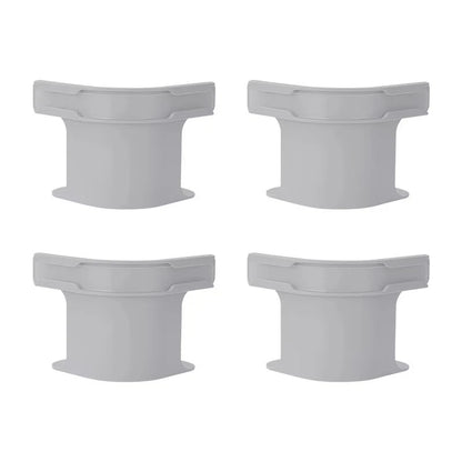 8/4Pcs Heavy Duty Bedsheet Corner Tightener Clips Materials Durable and Reliable Bed Sheet Grippers for Protectors - Grey 4Pc