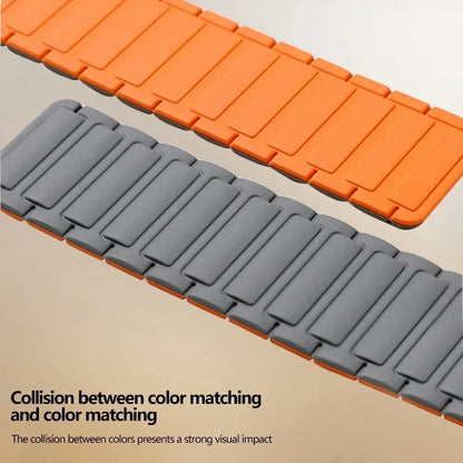 Magnetic Loop for Apple Watch Bands 44mm 40mm 49mm 45mm 41mm 38mm Silicone Bracelet iWatch Series 9 8 7 6 5 4 3 Se ultra 2 st