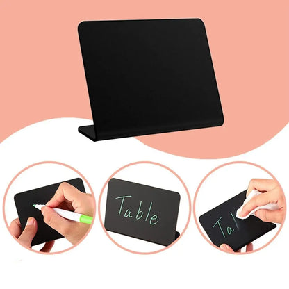 Store Shop Buffet Tags Display Stands Reserved Writing Stand Small Blackboard Signs Chalkboard Message Board Mini Chalkboard