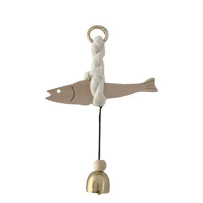 Fish Car Ornament Pollack Wall Art Hangable Wooden Door Pendant Hangable For Wall Door Wall Art Door Pendant Decoration - L-S
